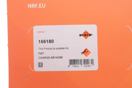 Патрубок інтеркулера (турбіни) nrf 166180