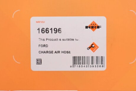 Патрубок інтеркулера (турбіни) nrf 166196