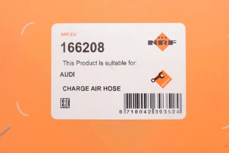 Патрубок інтеркулера (турбіни) nrf 166208