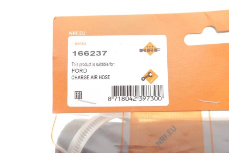 Патрубок интеркулера (турбины) nrf 166237