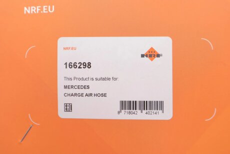 Патрубок інтеркулера (турбіни) nrf 166298