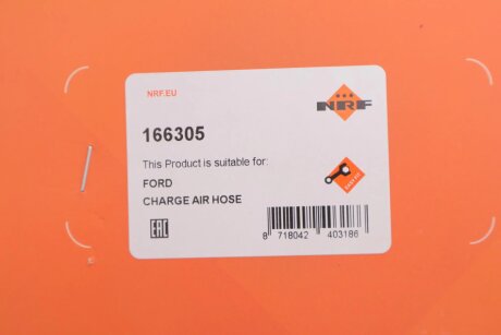 Патрубок інтеркулера (турбіни) nrf 166305