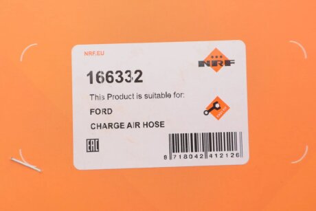 Патрубок інтеркулера (турбіни) nrf 166332