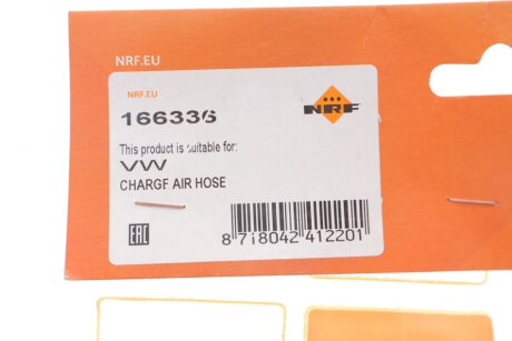 Патрубок інтеркулера (турбіни) nrf 166336