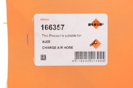 Патрубок інтеркулера (турбіни) nrf 166357