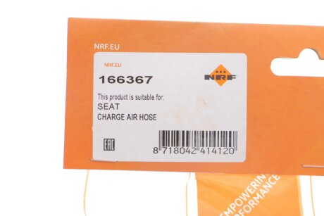 Патрубок інтеркулера (турбіни) nrf 166367