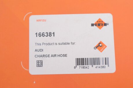 Патрубок інтеркулера (турбіни) nrf 166381