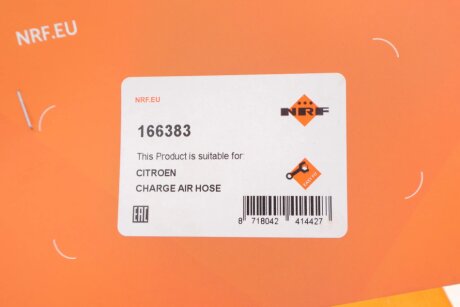 Патрубок інтеркулера (турбіни) nrf 166383