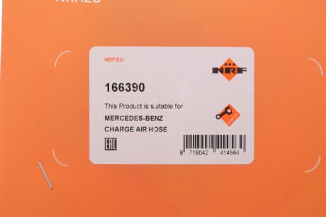 Патрубок інтеркулера (турбіни) nrf 166390
