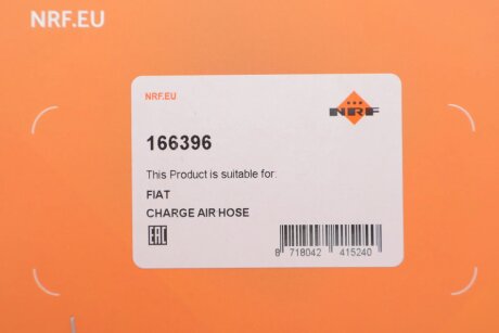 Патрубок інтеркулера (турбіни) nrf 166396