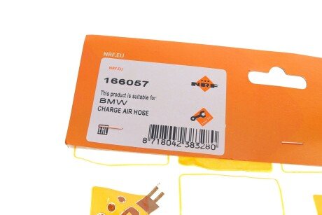 Патрубок інтеркулера (турбіни) nrf 166057