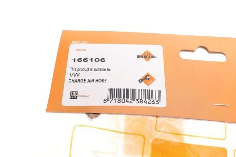 Патрубок nrf 166106