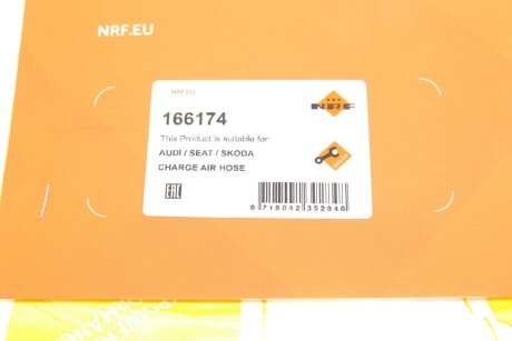 Патрубок інтеркулера (турбіни) nrf 166174