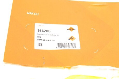 Патрубок nrf 166206
