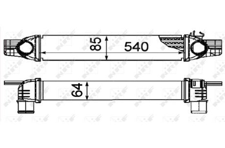 Радиатор интеркулера nrf 30254