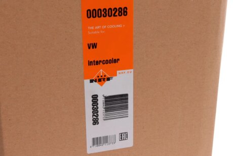 Радиатор интеркулера nrf 30286