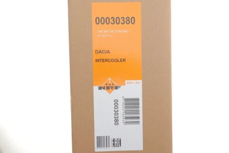 Радиатор интеркулера nrf 30380