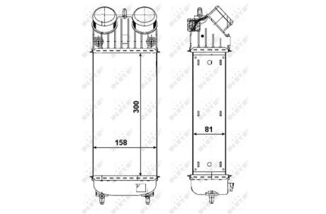 Радиатор интеркулера nrf 30473