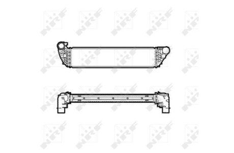 Радиатор интеркулера nrf 30859