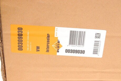 Радиатор интеркулера nrf 309030