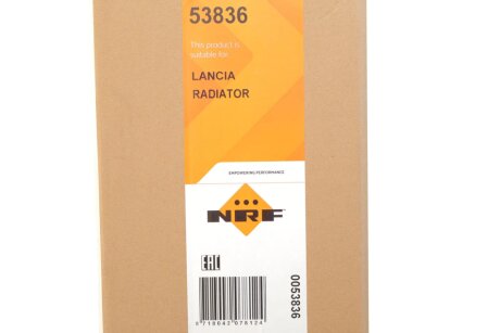 Радіатор інтеркулера nrf 53836