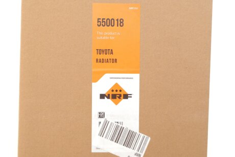 Радиатор интеркулера nrf 550018