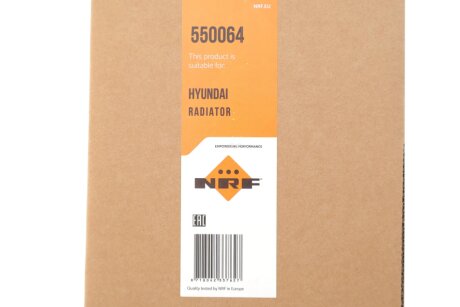 Радиатор интеркулера nrf 550064