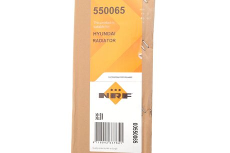 Радиатор интеркулера nrf 550065