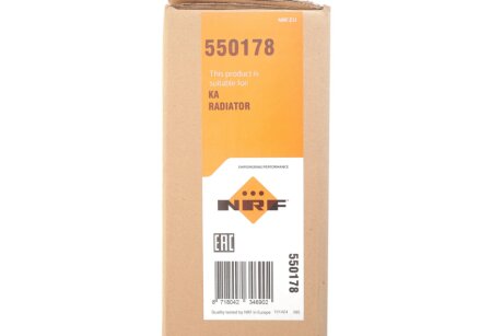 Радіатор інтеркулера nrf 550178