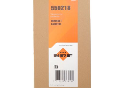 Радиатор интеркулера nrf 550218