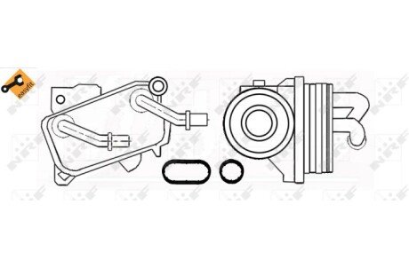 Радиатор масляный EASY FIT nrf 31182