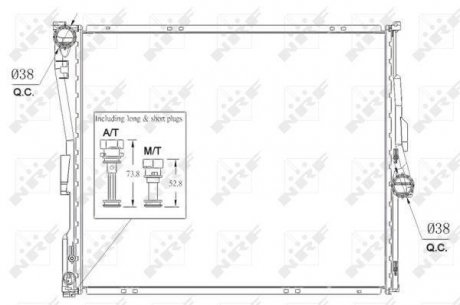 Радиатор nrf 53956