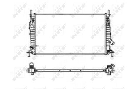 Радиатор охлаждения двигателя nrf 53403