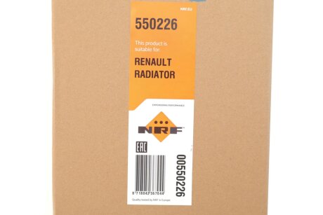 Радиатор охлаждения двигателя nrf 550226