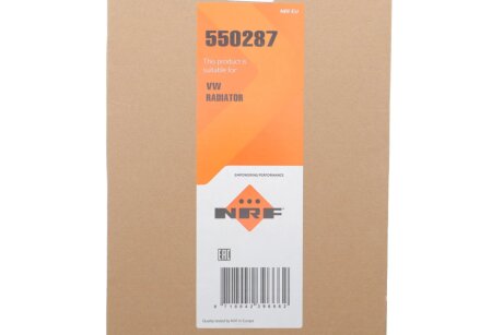 Радіатор охолодження двигуна nrf 550287