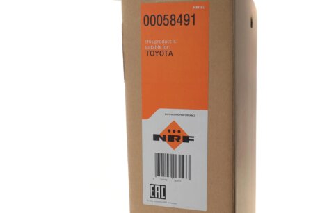 Радиатор охлаждения двигателя nrf 58491