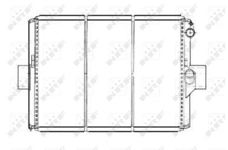 Радиатор охлаждения двигателя nrf 58883
