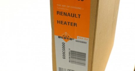 Радиатор печки (отопителя) nrf 53669