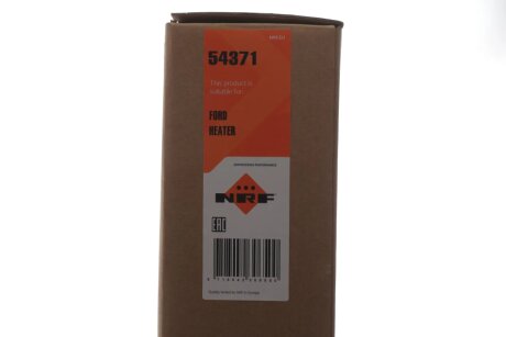 Радиатор печки (отопителя) nrf 54371