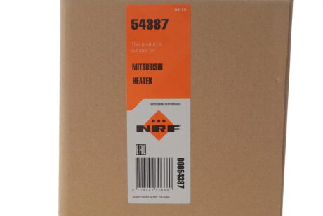 Радиатор печки (отопителя) nrf 54387