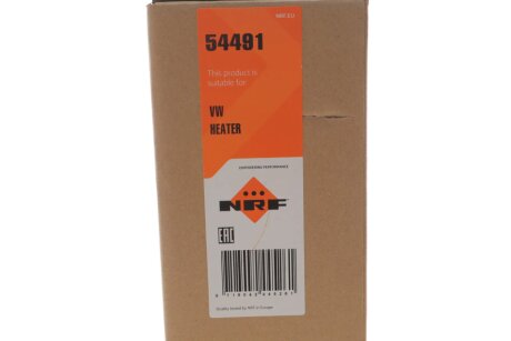 Радиатор печки (отопителя) nrf 54491
