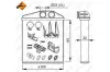 Радіатор пічки NRF 54208