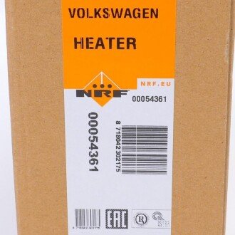 Радиатор печки (отопителя) nrf 54361