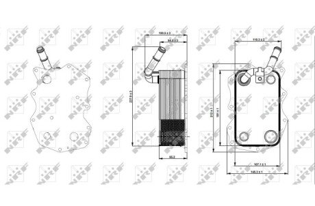 Теплообмінник VAG 4.2TDI 07-18 nrf 31271