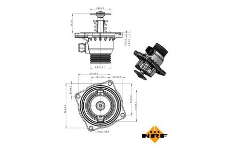 Термостат, охлаждающая жидкость nrf 725005