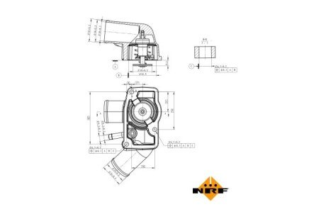 Термостат, охлаждающая жидкость nrf 725010