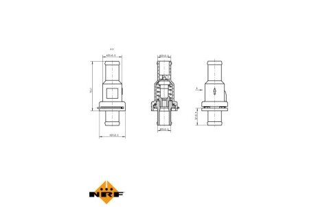 Термостат, охлаждающая жидкость nrf 725175