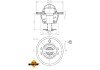 Термостат, охлаждающая жидкость nrf 725180