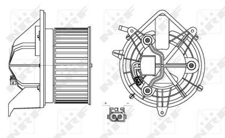 Вентилятор салону nrf 34157 на MINI MINI