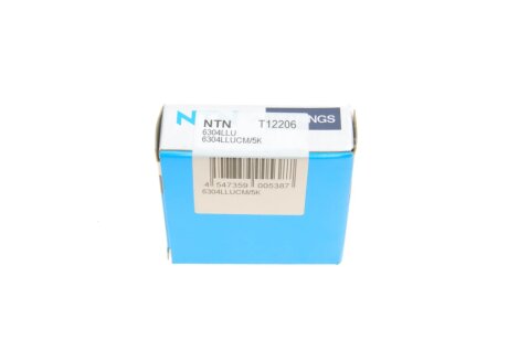 Підшипник кульковий d>30 ntn snr 6304LLUCM5K